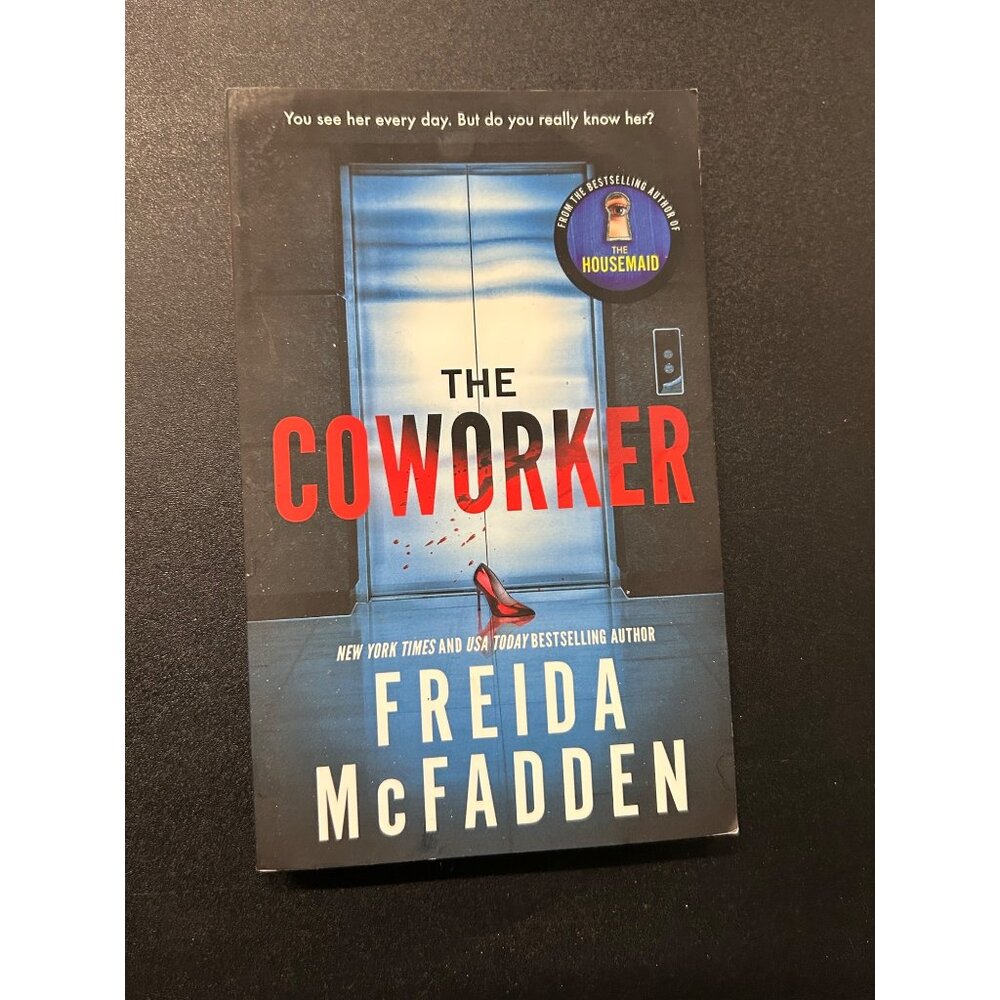 The Coworker By Freida McFadden Paperback Fiction Thriller Novel 2023 Edition